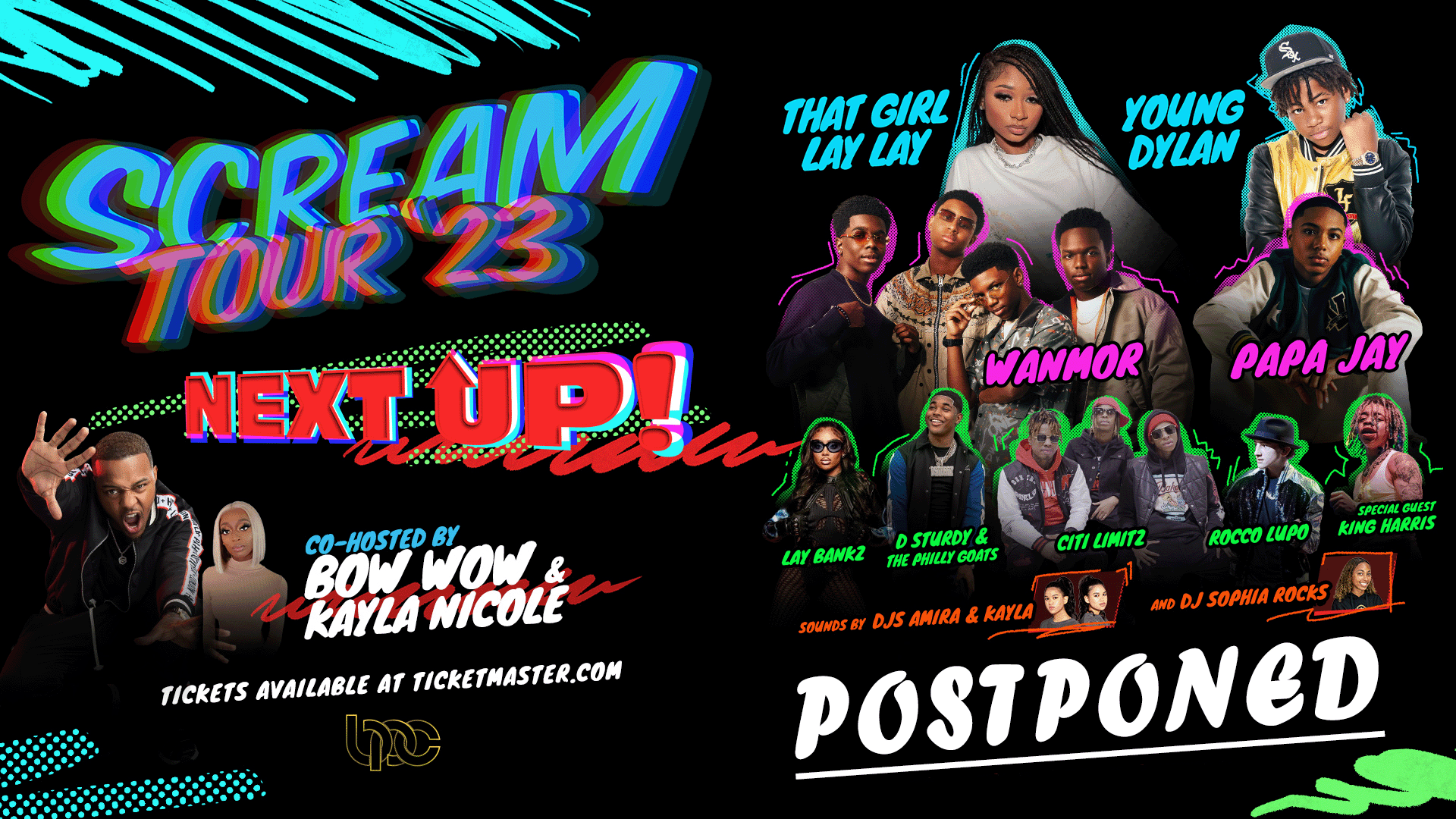 **POSTPONED** SCREAM TOUR 2023 Next UP! Hampton Coliseum